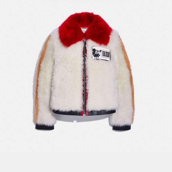 Disney Mickey Mouse X Keith Haring Shearling Jacket. Brand… - Picture 3 of 8